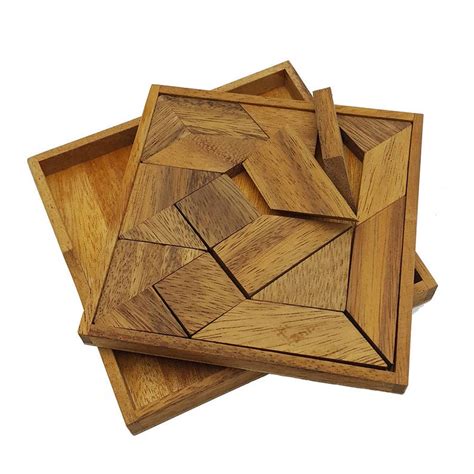 Wooden Toy : 14 Puzzle Wooden Puzzle Brain Teaser the - Etsy