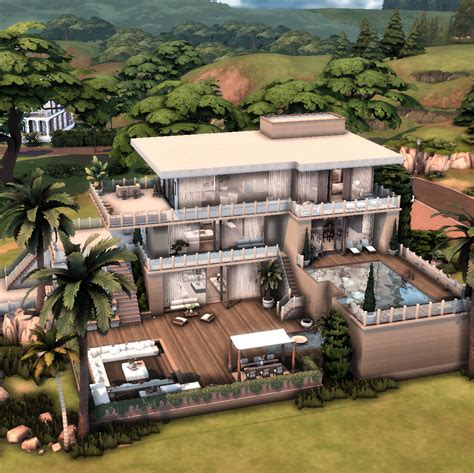 Luxury Modern house - Screenshots - The Sims 4 Rooms / Lots - CurseForge