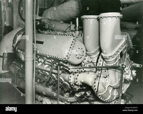 Napier Deltic engine Stock Photo - Alamy