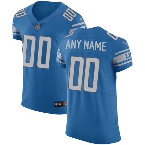 Men's Nike Blue Detroit Lions Vapor Untouchable Custom Elite Jersey