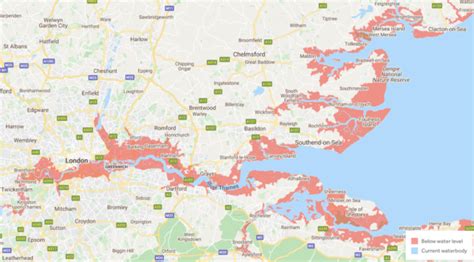 Staggering flood map exposes areas that may be underwater by 2030 | UK | News | Express.co.uk