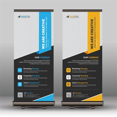 Modern Unique Corporate Roll Up Banner Template Example Sample, Modern ...