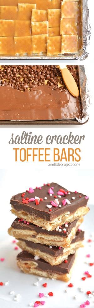 Chocolate Saltine Cracker Toffee - One Little Project