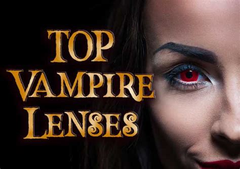 Vampire Contact Lenses - Halloween Lenses By WickedEyez.com