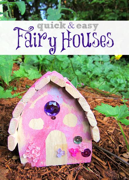 Quick & Easy Fairy House Craft For Kids - No Time For Flash Cards