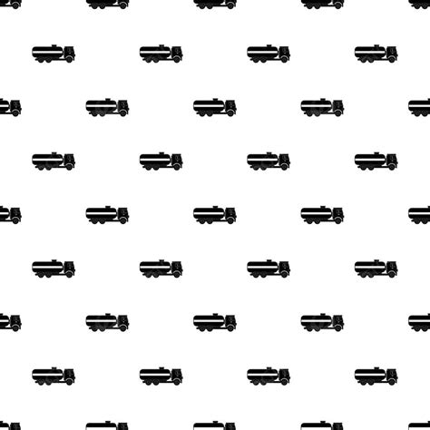 Fuel Tanker Truck Pattern Seamless In Simple Style Vector Illustration Background, Cargo, Truck ...