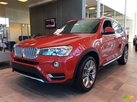 Melbourne Red Metallic 2017 BMW X3 xDrive28i Exterior Photo #115648217 | GTCarLot.com