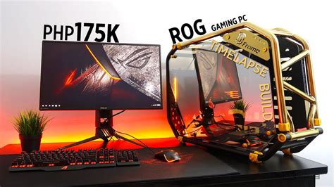 Php175K ASUS ROG Gaming PC Time Lapse Build - YouTube