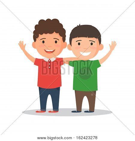 Two Best Friends Holding Hands Animated