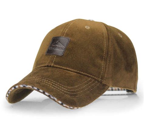 Men's Fashion Baseball Cap - Brown,Wine Red,Black,Dark Blue