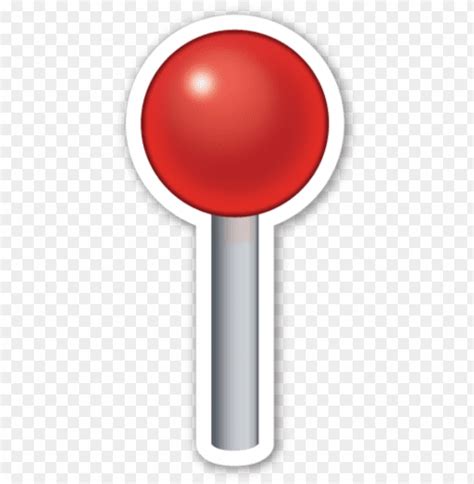 round pushpin emoji PNG image with transparent background | TOPpng