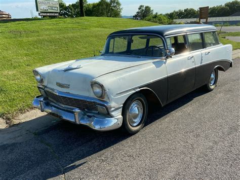 1956 Chevy 4 Door Station Wagon Nomad Survivor Running/Stopping Great Patina for sale ...