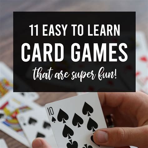 11 Fun + easy cards games for kids and adults! - It's Always Autumn