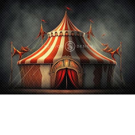 Circus Digital Backdrop – Tent – Squijoo.com