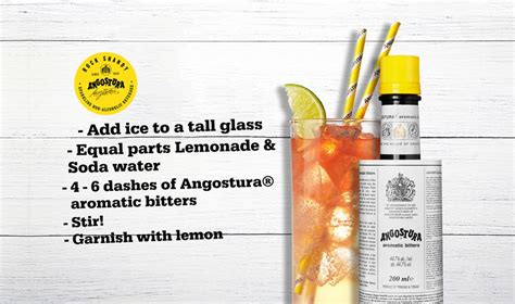 Angostura Rock Shandy Recipe • I Love Foodies