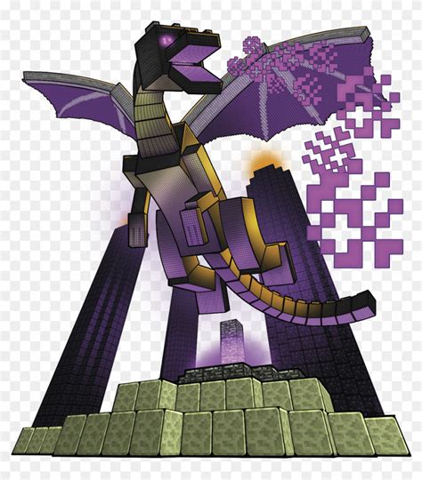 Minecraft Ender Dragon, HD Png Download - 972x1351(#6755556) - PngFind