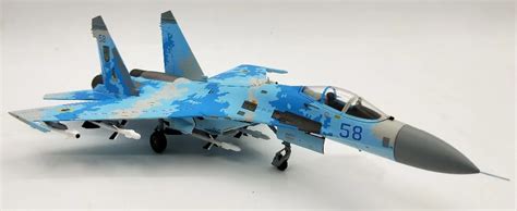 1:72 The Ukraine air force SU 27 flanker fighter model Alloy aircraft model Collection model ...