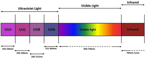 Uv Wavelength Spectrum