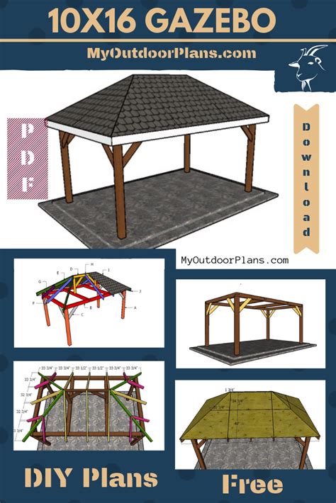 Hip Roof Gazebo Framing Plans