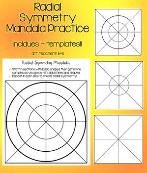 Radial Symmetry Mandala Practice by Art Teacherin Life | TpT