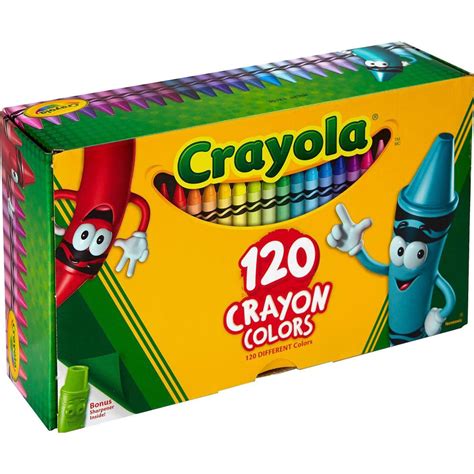 Crayola 120 Crayons - Assorted - 120 / Box