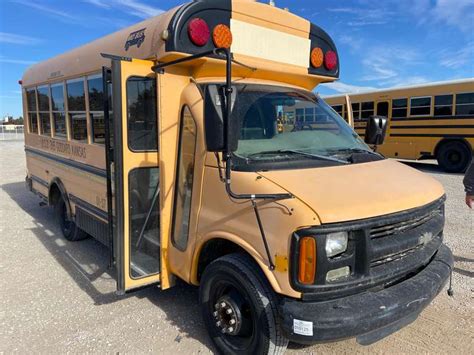 2001 Chevy Express Mini School Bus - Gavel Roads Online Auctions