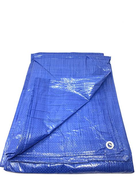 Gladiator Tarpaulins in Blue with Eyelets - Always Free Delivery!