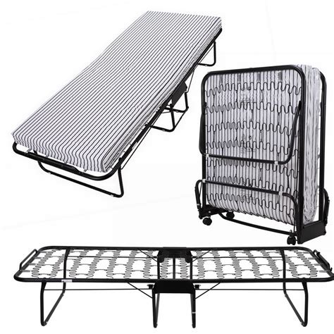 Homegear Rollaway Heavy Duty Steel Frame Metal Spring Folding Twin Guest Bed | eBay