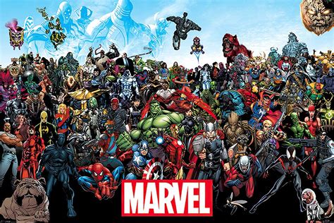 Buy POSTER STOP ONLINE Marvel Comics Universe - Comic Poster/Print (All Marvel Characters) (Size ...