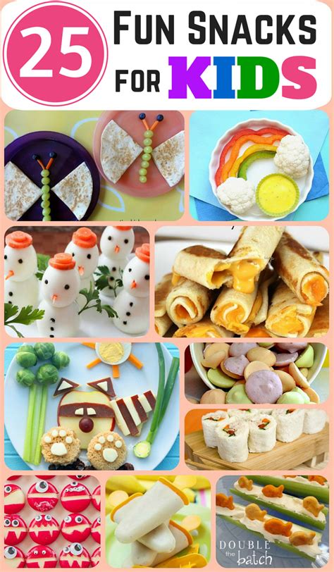 25 Fun and Healthy Snacks For Kids - Creative Snacks For Kids