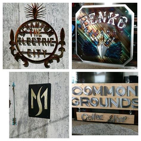 Custom Metal Sign With Your Logo, Business Signs, Indoor Outdoor Office ...