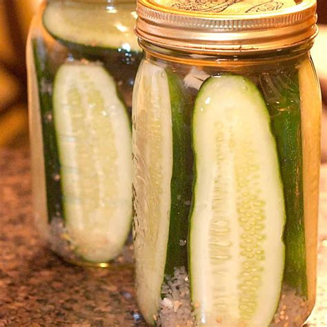 Refrigerator Kosher Dill Pickles - Claussen Copycat Recipe - Lana’s Cooking