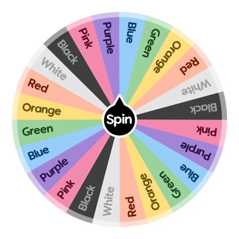 Pastel colours | Spin The Wheel App