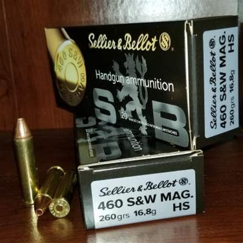 Federal 460 S&W Magnum Ammunition Premium Vital-Shok P460XB1 275 Grain Barnes XPB Hollow Point ...