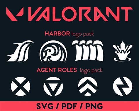 Valorant Harbor Agent SVG PNG PDF Abilities Agent Roles - Etsy Canada