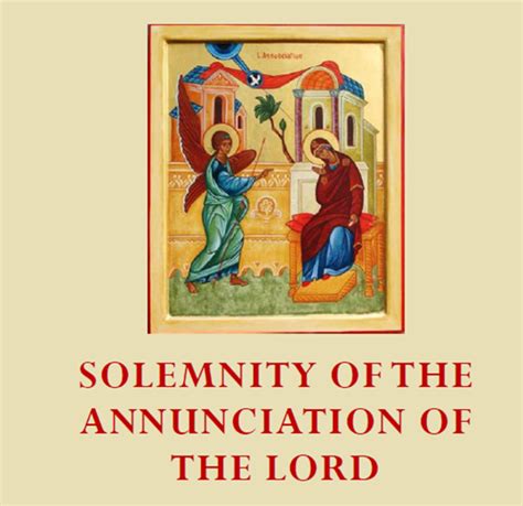 CJM News: Solemnity of the Annunciation of the Lord