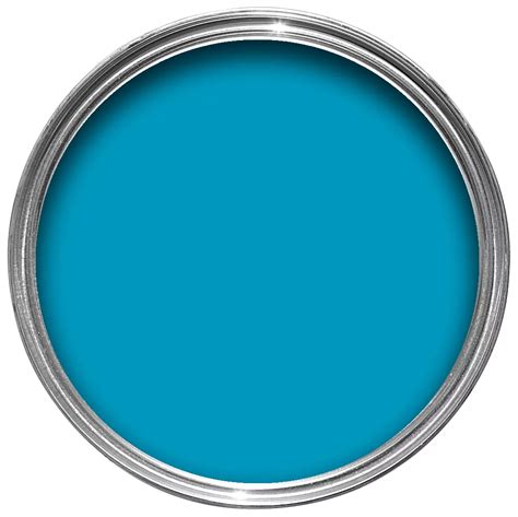 Colours Standard Electric Blue Silk Emulsion Paint 2.5L | Departments ...