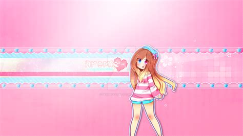 Youtube Banner for SweetAromie by xAnimefangirl on DeviantArt