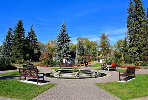 English Garden in Assiniboine Park in Winnipeg, Canada - Encircle Photos