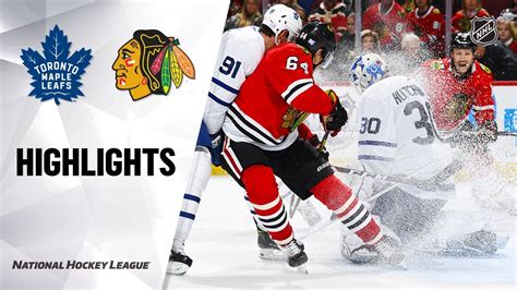 NHL Highlights | Maple Leafs @ Blackhawks 11/10/19 - YouTube