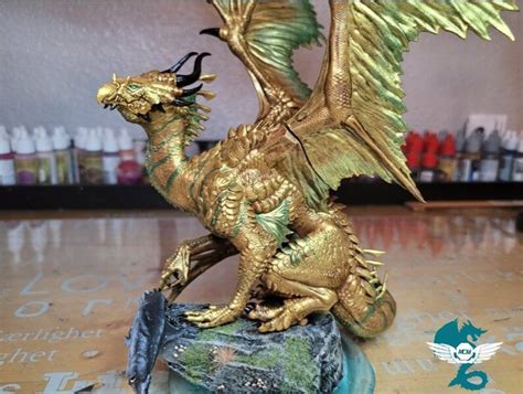 Bronze Dragon Miniature by Lord of the Print 3D Printed Dnd | Etsy