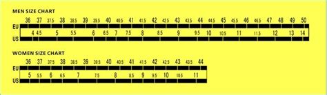 Shimano Sizing Chart