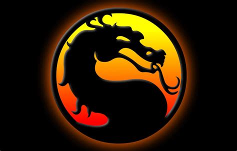 Wallpaper background, dragon, symbol, profile, Mortal Kombat, Dragon ...