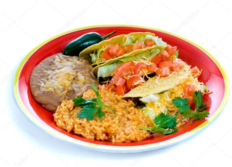 Colorful Mexican food plate Stock Photo by ©miflippo 13406930