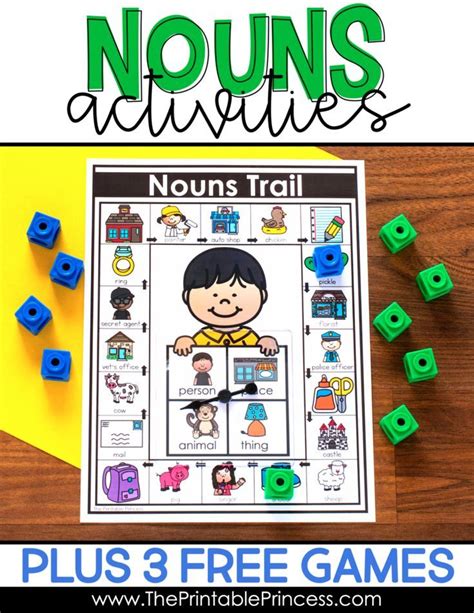 Nouns Activities for Kindergarten | Nouns activities, Kindergarten ...