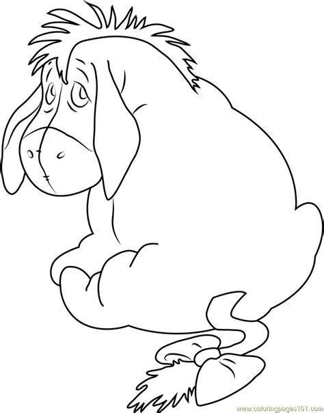 Free Printable Eeyore Coloring Pages