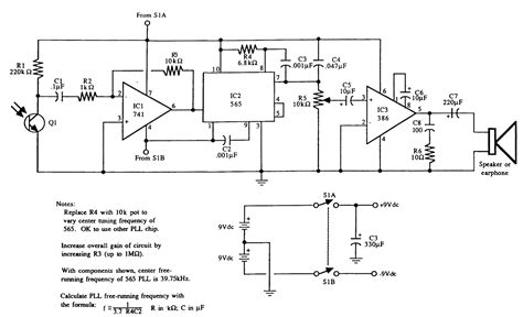 PLL_IR_LASER_LIGHT_RECEIVER - Communication_Circuit - Circuit Diagram ...