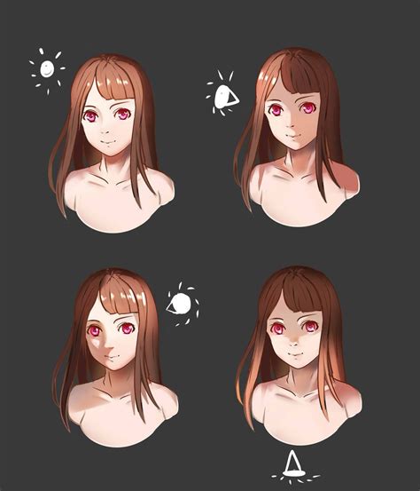 How to Art — Anime face shading practice by momodesuuu | Shadow drawing, Digital art tutorial ...