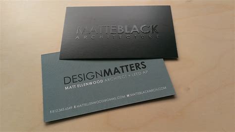 BUSINESS CARDS! — MATTE BLACK ARCHITECTURE BLOOMINGTON INDIANA ARCHITECT