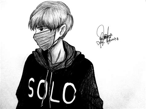 35 Latest Anime Drawings Boy With Hoodie - Perangkat Sekolah